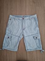 55 stage cargobroek korte broek short blauw mt m, Ophalen of Verzenden, Zo goed als nieuw, Maat 48/50 (M), Blauw