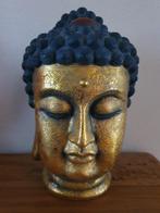 Grote Gouden Boeddha rustig gezicht(gold buddha tranquil fac, Ophalen of Verzenden, Zo goed als nieuw