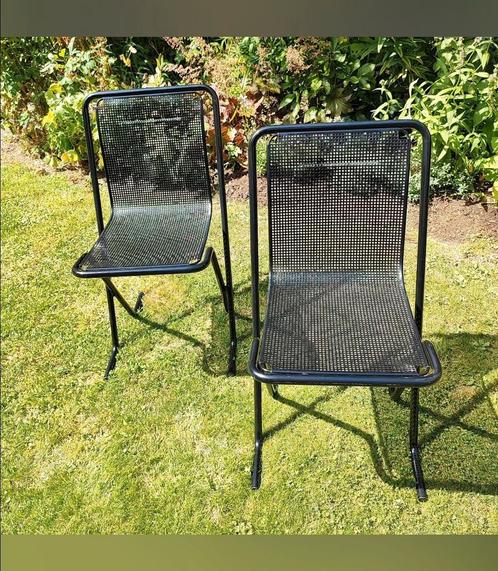 Twee Arrben Canguro eetkamerstoel, Huis en Inrichting, Stoelen, Gebruikt, Twee, Metaal, Zwart, Ophalen