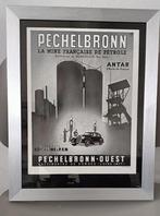 ingelijste Franse art deco advertentie, poster jaren 30 auto, Ophalen of Verzenden, Gebruikt, Reclamebord
