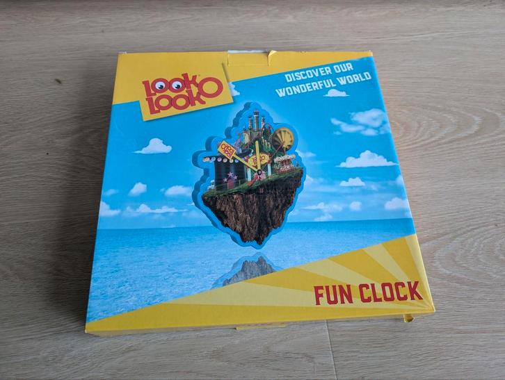 Look Looko Fun Clock - Nieuw in doos!, Huis en Inrichting, Woonaccessoires | Klokken, Nieuw, Wandklok, Analoog, Ophalen of Verzenden
