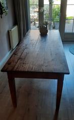 Robuuste stevige houten eetkamertafel, Huis en Inrichting, Ophalen, Gebruikt, 200 cm of meer, 50 tot 100 cm
