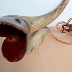 Lamp in vorm vis, vintage, oud, Ophalen of Verzenden, Gebruikt, Overige materialen, Minder dan 50 cm
