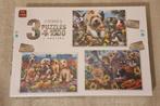 King puzzelset – 3 1000 stukjes – Cute Animals – Nieuw in v, Ophalen of Verzenden, 500 t/m 1500 stukjes, Nieuw