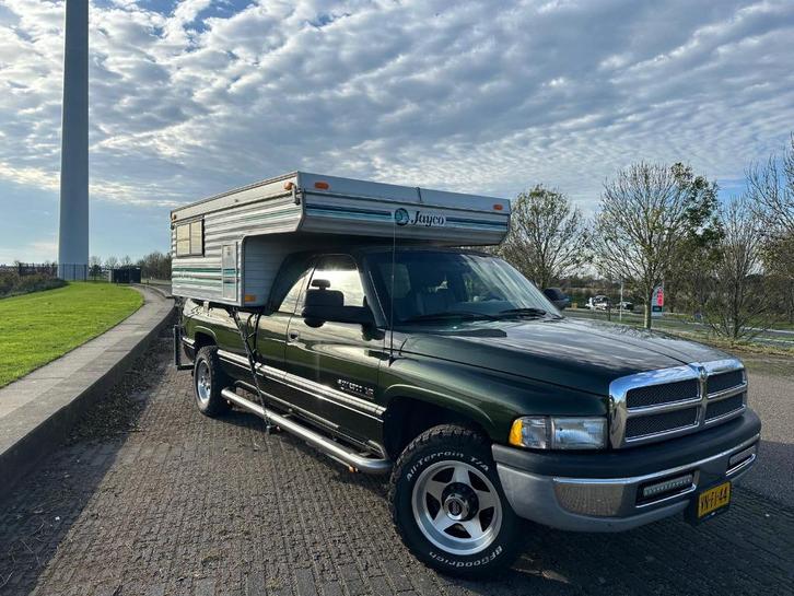 Dodge Ram 2500 met camper afzetunit - expeditie, Caravans en Kamperen, Campers, Bedrijf, tot en met 3, Buscamper of Camperbus