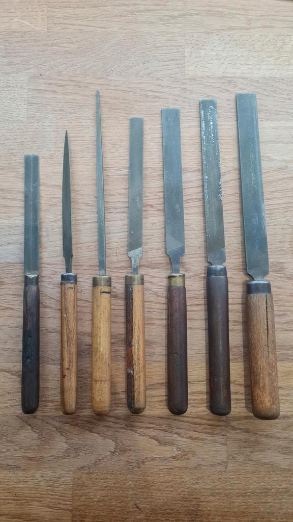 Vijlen goudsmid gereedschap klokkenmaker, Doe-het-zelf en Verbouw, Gereedschap | Handgereedschap, Gebruikt, Ophalen of Verzenden