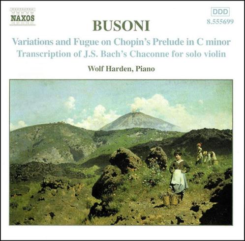 BUSONI Variations and fugue... CD HARDEN NAXOS NIEUWSTAAT, Cd's en Dvd's, Cd's | Klassiek, Zo goed als nieuw, Kamermuziek, Ophalen of Verzenden