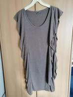 licht bruin lang hesje met gegolfde zijstroken mt 40-42, Maat 38/40 (M), Bruin, Ophalen of Verzenden, Zo goed als nieuw