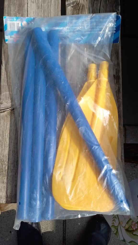Kinder Peddel Set - Nieuw in Verpakking, Watersport en Boten, Peddels, Nieuw, Enkelbladige peddel, Ophalen of Verzenden