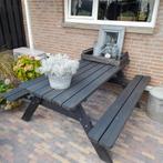 Grote houten picknicktafel, Tuin en Terras, Ophalen, Gebruikt, Inklapbaar, Rechthoekig
