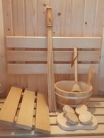 Sauna accessoires set van 5 verschillende onderdelen, Verzenden, Nieuw, Fins of Traditioneel, Toebehoren