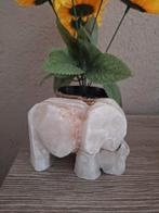 Albast Stenen Olifant Beeldje, Ophalen of Verzenden