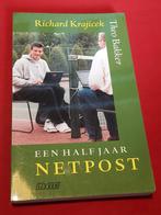 GESIGNEERD Een halfjaar Netpost. Richard Krajicek. (Bakker), Boeken, Ophalen of Verzenden, Gelezen, Balsport