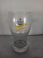 Heineken 0,5 ltr stapelglas met achteropdruk, Ophalen of Verzenden, Nieuw, Glas of Glazen, Heineken