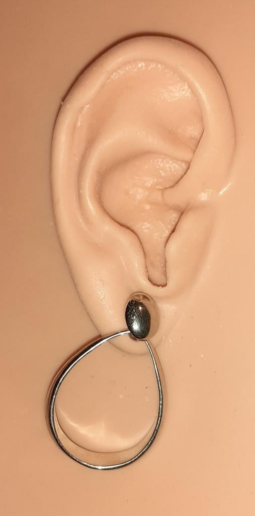 oorstekers zilver met ring Zara, Overige materialen, Nieuw, Ophalen of Verzenden, Knopjes of Stekers