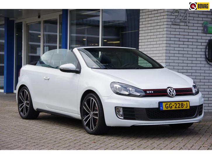 Volkswagen Golf Cabriolet 2.0 TSI GTI DSG Camera Trekhaak Le, Auto's, Volkswagen, Bedrijf, Te koop, Golf, ABS, Achteruitrijcamera