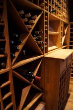 Luxe eiken wijnrek / flessenrek, maatwerk mogelijk (nieuw), Huis en Inrichting, Woonaccessoires | Wijnrekken, Nieuw, 25 flessen of meer