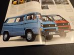 Brochure Volkswagen Transporter & Bus 1986 incl Caravelle, Boeken, Auto's | Folders en Tijdschriften, Ophalen of Verzenden, Zo goed als nieuw