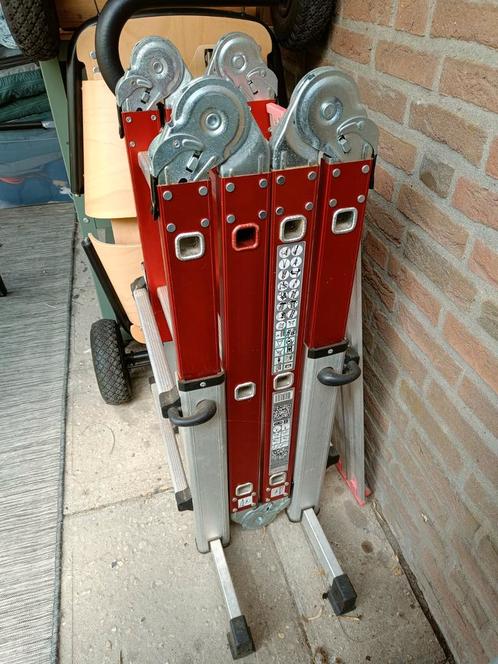 Varitrex Do-it-All vouwladder, Doe-het-zelf en Verbouw, Ladders en Trappen, Gebruikt, Ladder, 2 tot 4 meter, Opvouwbaar of Inschuifbaar