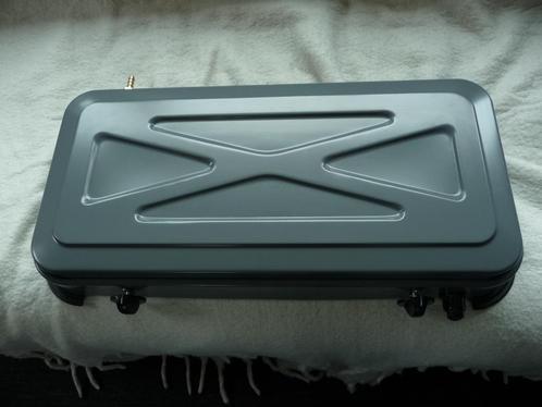 GIMEG 2 pits, 2 grillplaten, in tas / IN OPTIE VOOR L.J.D., Caravans en Kamperen, Camper-accessoires, Nieuw, Ophalen of Verzenden