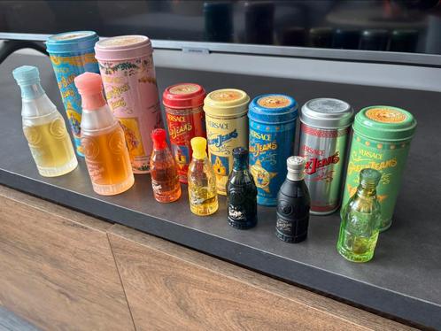 Vintage Versace Baby Blue & Rose Jeans (75ml) en mini’s, Verzamelen, Parfumverzamelingen, Zo goed als nieuw, Miniatuur, Ophalen of Verzenden