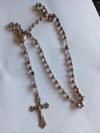 Te koop ketting met kruis Zilver kleurig, Ophalen of Verzenden, Zilver