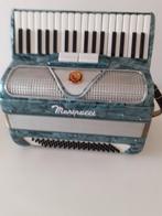 Italiaanse Accordeon, Muziek en Instrumenten, Accordeons, Gebruikt, 80-bas, Marinucci, Met riemen