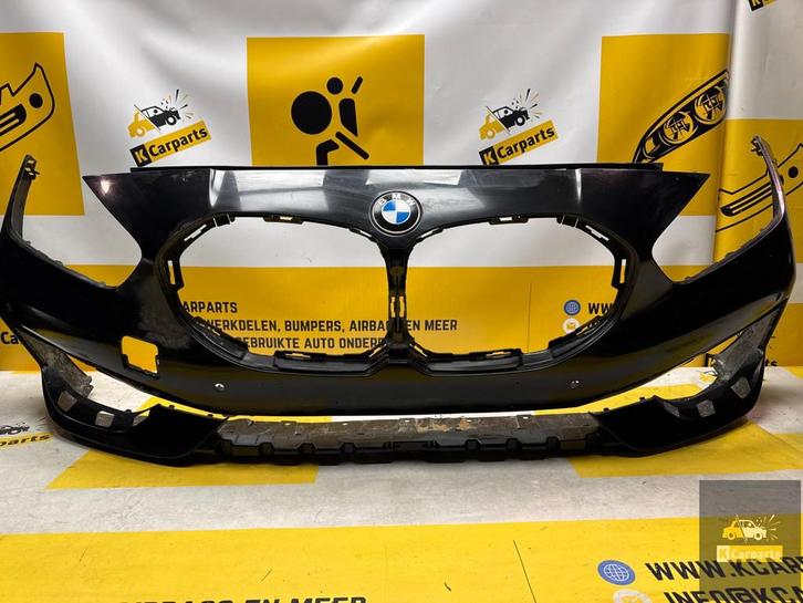 BMW 1-Serie F40 voorbumper 6x PDC Origineel 51117459708, Auto-onderdelen, Carrosserie en Plaatwerk, Bumper, BMW, Voor, Gebruikt