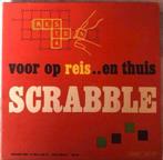Scrabble voor op reis en thuis spel UITVOERING 1958, Drie of vier spelers, Ophalen of Verzenden, Zo goed als nieuw, Reisspel