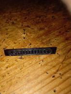 Vintage plaatje Grundig metaal, Ophalen of Verzenden