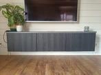 Hoogglans deurtjes IKEA tv meubel Besta, Ophalen, Modern, hoogglans, 50 tot 100 cm, Zo goed als nieuw