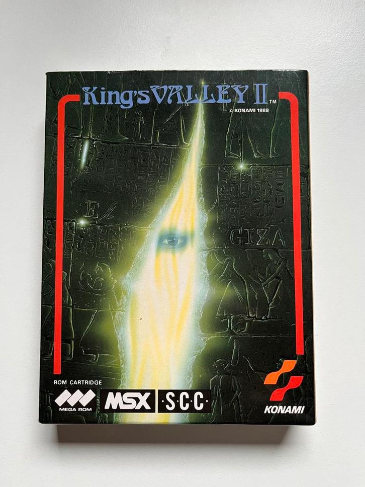 King's Valley 2 MSX - Compleet met SCC Chip!, Spelcomputers en Games, Games | Overige, Zo goed als nieuw, Avontuur en Actie, 1 speler