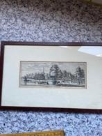 antieke ets Benskoop, Antiek en Kunst, Kunst | Etsen en Gravures, Ophalen