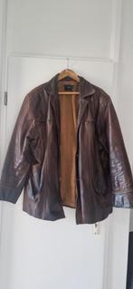 Vinted Donkerbruine heren leren jas - Maat 60 ( xl), Kleding | Dames, Bruin, Maat 46/48 (XL) of groter, Ophalen of Verzenden, Saki