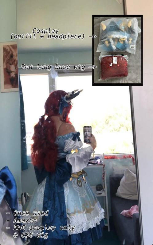 Genshin impact Nilou (bride version) Cosplay — size L, Hobby en Vrije tijd, Kostuums, Theaterbenodigdheden en LARP, Zo goed als nieuw