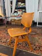 Vintage houten stoel, Ophalen, Gebruikt, Bruin, Eén