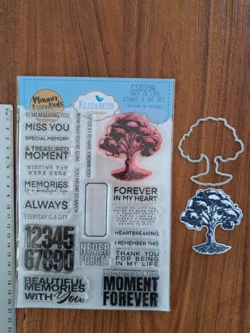 ECD CSD396 STEMPEL STAMP & DIE SET ELIZABETH CRAFT DESIGNS  beschikbaar voor biedingen