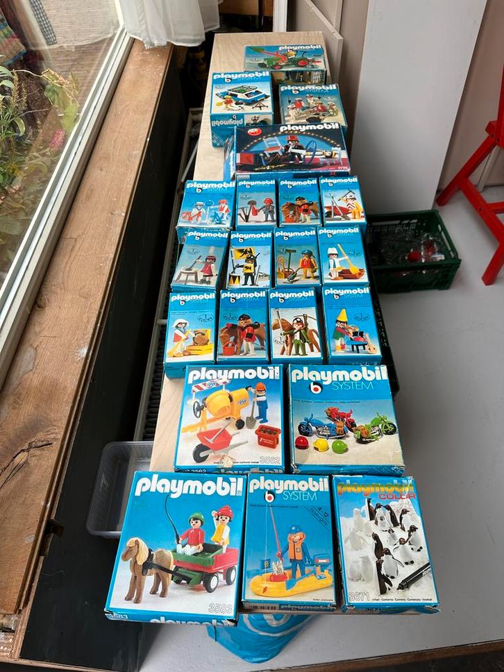 Vintage Playmobil – 21 complete sets in doos (jaren ’70/’80), Kinderen en Baby's, Speelgoed | Playmobil, Zo goed als nieuw, Complete set