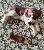 Vintage 1994 Beethoven  St. Bernard hond miniatuur & pup., Ophalen of Verzenden, Zo goed als nieuw