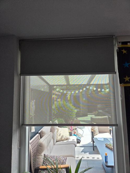 Te koop: Dubbele rolgordijnen, Huis en Inrichting, Stoffering | Gordijnen en Lamellen, Gebruikt, 150 tot 200 cm, 50 tot 100 cm