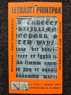 Wrijfletters - Letraset Printpak - vintage - gebruikt - #5, Hobby en Vrije tijd, Tekenen, Ophalen of Verzenden, Gebruikt, Overige typen