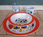 Nijntje servies 2 borden, 2 beker, 1 drinkpakhouder, Ophalen of Verzenden, Gebruikt