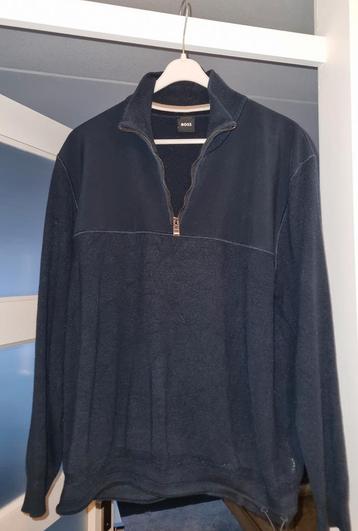 Blauwe BOSS sweater XL beschikbaar voor biedingen
