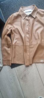 Leren Blouse, Rino &Pelle. - Zo goed als nieuw, Kleding | Dames, Blouses en Tunieken, Bruin, Ophalen, Maat 38/40 (M), Onbekend