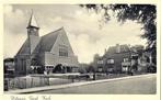 ANSICHTKAART HILLEGOM GEREF.KERK AAN DE STATIONSWEG, Verzamelen, Ansichtkaarten | Nederland, Verzenden, 1920 tot 1940, Gelopen