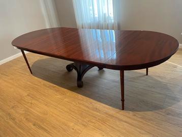 Top mahonie gepolitoerde coulissen tafel vergaardertafel beschikbaar voor biedingen