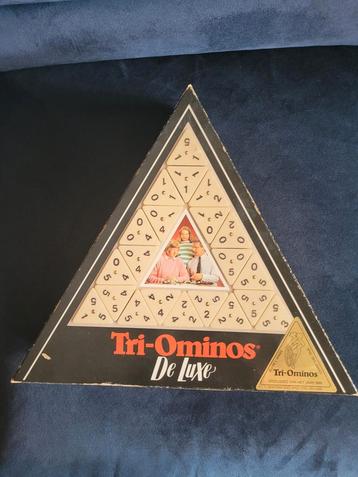 Tri-Ominos De Luxe - Vintage Gezelschapsspel beschikbaar voor biedingen