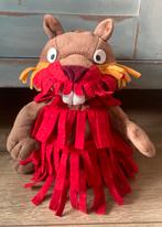 Willem Bever Fabeltjeskrant knuffel handpop, Ophalen of Verzenden, Zo goed als nieuw, Actiefiguur of Pop