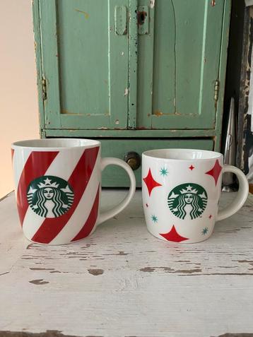 2 x Starbucks kerst mokken beschikbaar voor biedingen