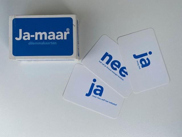 JA - MAAR Dilemma kaarten, Boeken, Esoterie en Spiritualiteit, Zo goed als nieuw, Overige typen, Tarot of Kaarten leggen, Ophalen of Verzenden